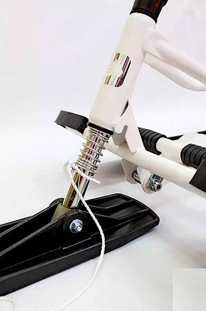 Снегокат детский 104 Comfort Хаски со спинкой (красный) — картинка 6