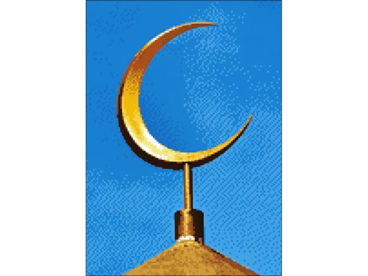 Алмазная вышивка «Полумесяц» — картинка 2