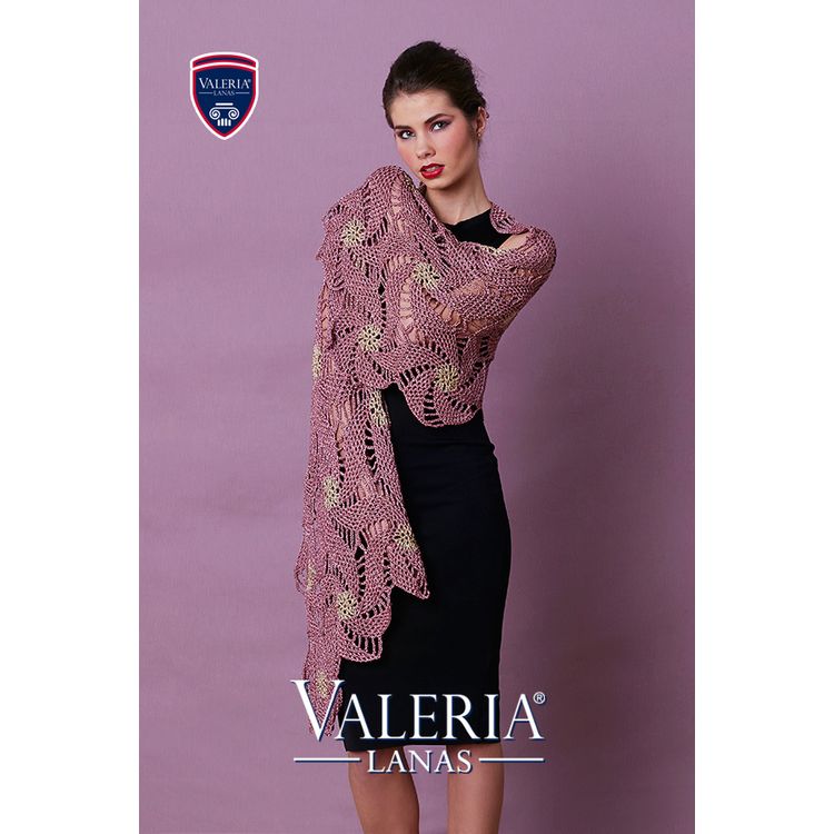 Пряжа SEAM Valeria di Roma VENUS (122), бледно-розовый, 5 шт. по 50 г — картинка 5