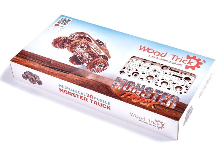 Механическая сборная модель «Монстр-Трак», Wood Trick — картинка 9