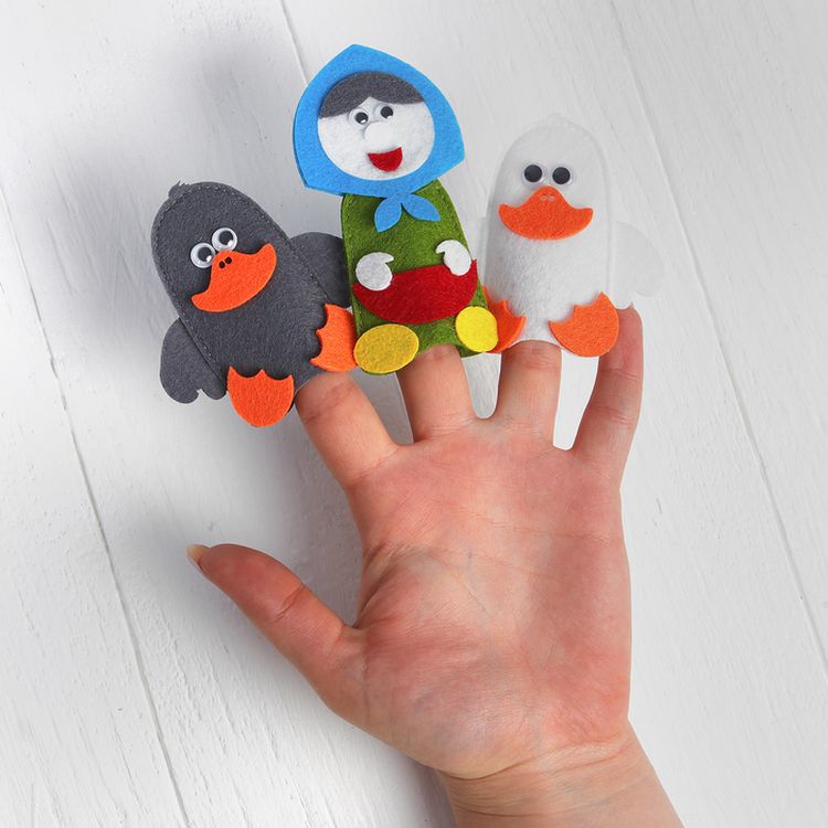 Пальчиковый театр «Жили у бабуси» — картинка 3