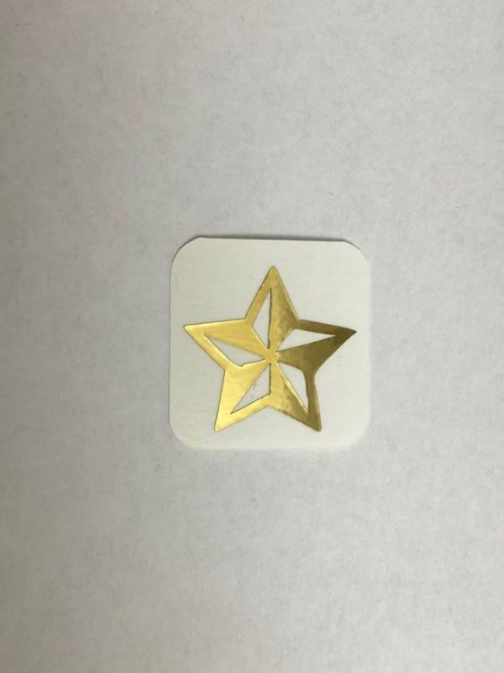 №54 Наклейка (золотые ) Sticker, Art Blong — картинка 2