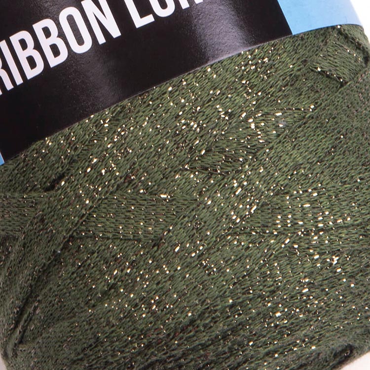 Пряжа YarnArt Ribbon Lurex (Риббон Люрекс) (741), фисташковый, 5 шт. по 250 г — картинка 2