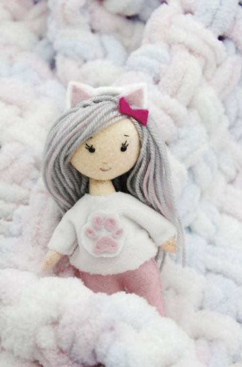 Набор для шитья куклы «Девочка-котенок» — картинка 2