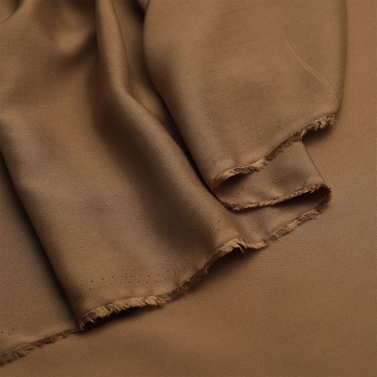 Ткань Штапель, матовая, 5 м, ширина 145 см, 110 г/м2, цвет: 30 темно-бежевый, TBY — картинка 4