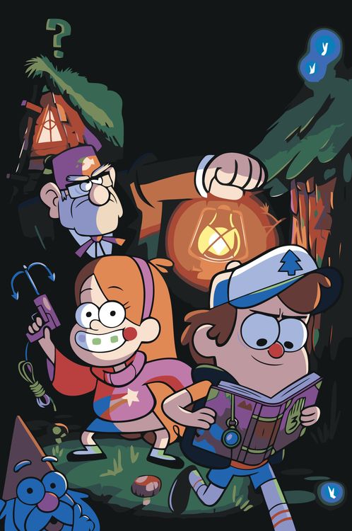 Картина по номерам «Gravity Falls Гравити Фолз: Мейбл, Диппер и Стэн»