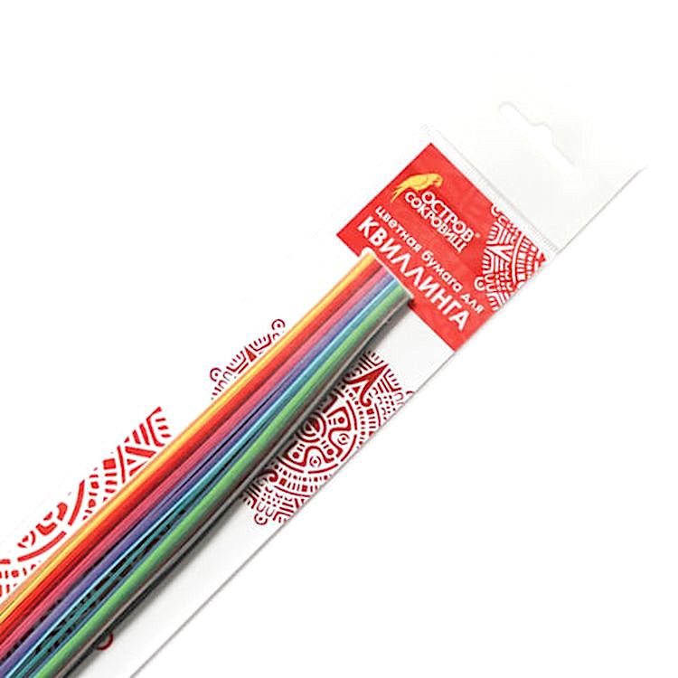 Бумага для квиллинга «Цветная глазурь», 24 цв., 120 полос, 3х300 мм — картинка 3