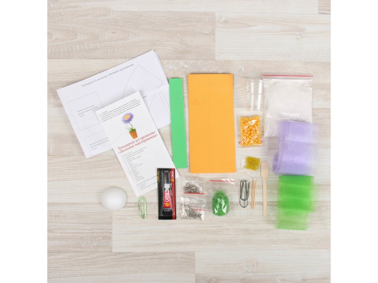 Набор для создания топиария «Лиловое настроение» — картинка 2