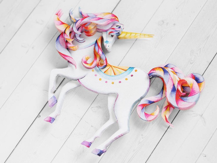 Папертоль «Единорог» — картинка 2