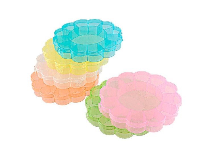 Коробка для швейных принадлежностей Gamma, цвет: прозрачный — картинка 2