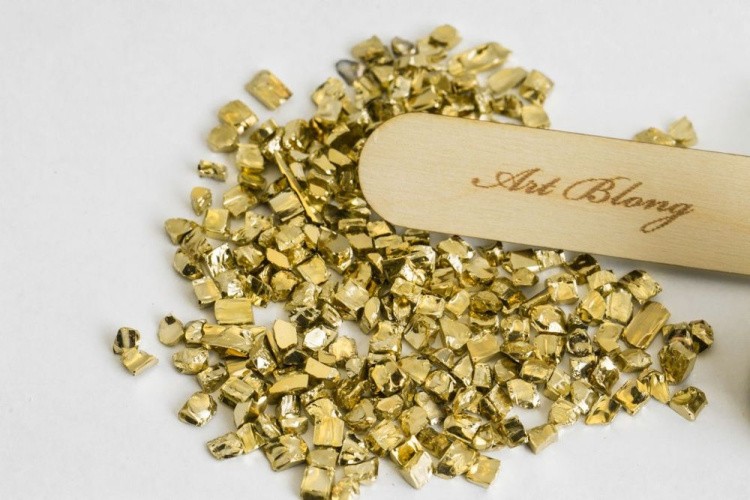 Стеклянная крошка Art Blong Золото, 50 г — картинка 2