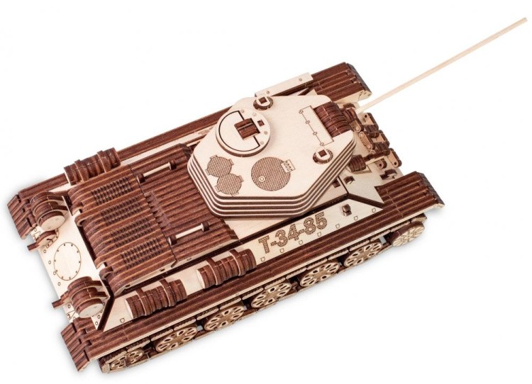 Конструктор из дерева «Танк Т-34-85», Eco Wood Art — картинка 3
