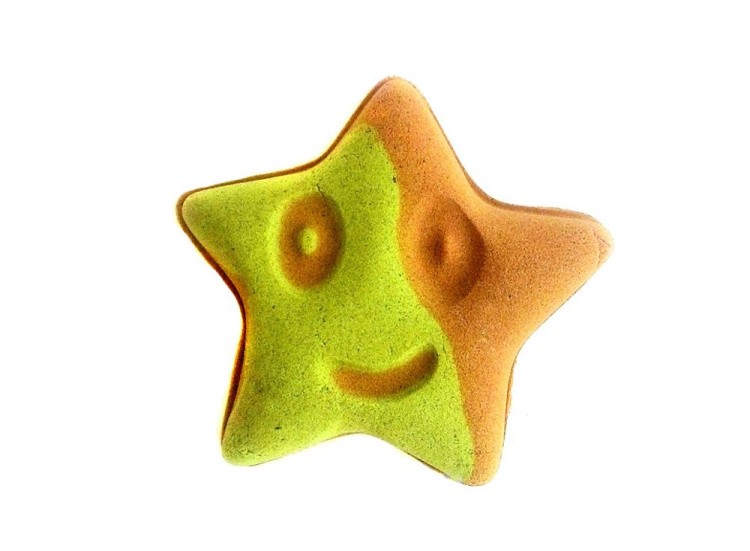 Космический песок оранжевый 500 гр, меняет цвет — картинка 3