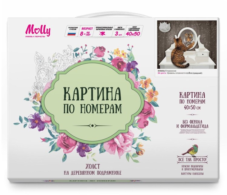 Картина по номерам «Отражение» — картинка 2