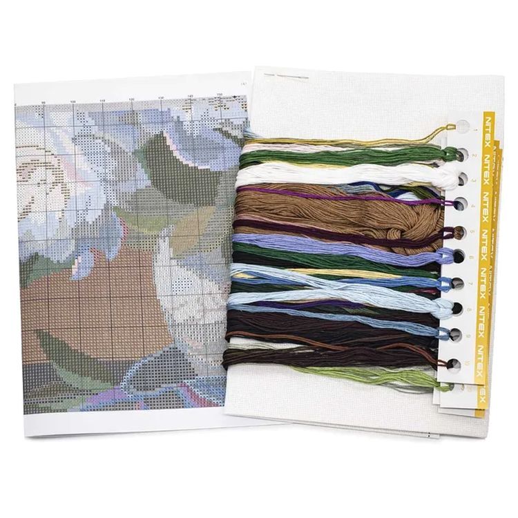 Набор для вышивания «Натюрморт с пионами» — картинка 2