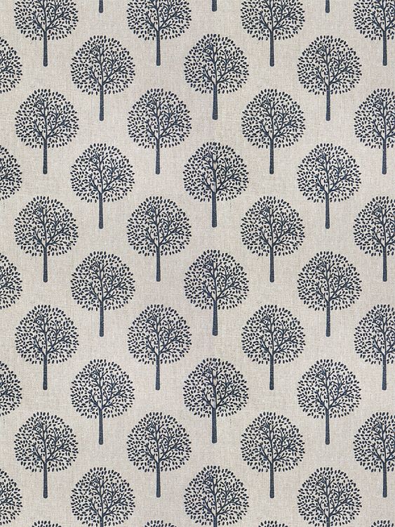 Ткань льняная, 1 м x 150 см, 140 г/м², цвет: молочный, растительный принт, TBY — картинка 4