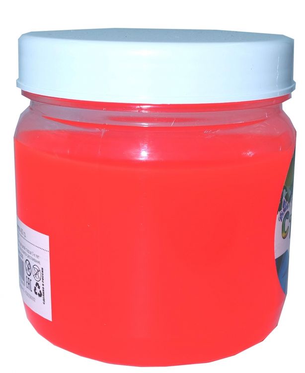 Слайм «Стекло» серия Party Slime, красный неон, 400 гр
— картинка 3