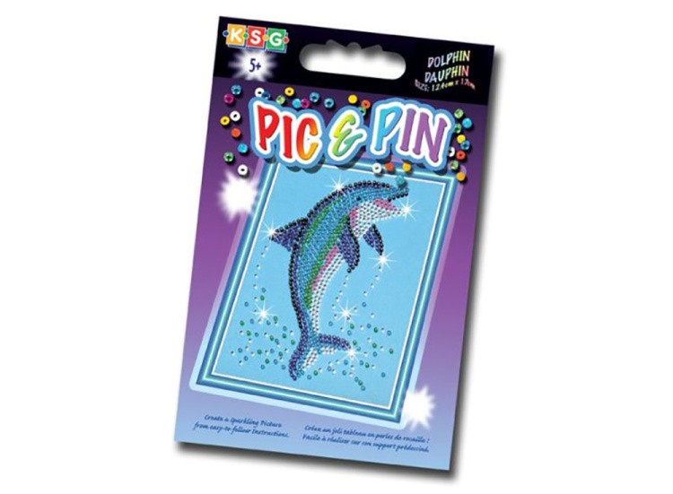 Мозаика из бусин «Дельфин» — картинка 2