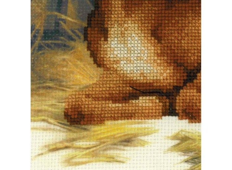 Набор для вышивания «Жеребенок и щенок» — картинка 4