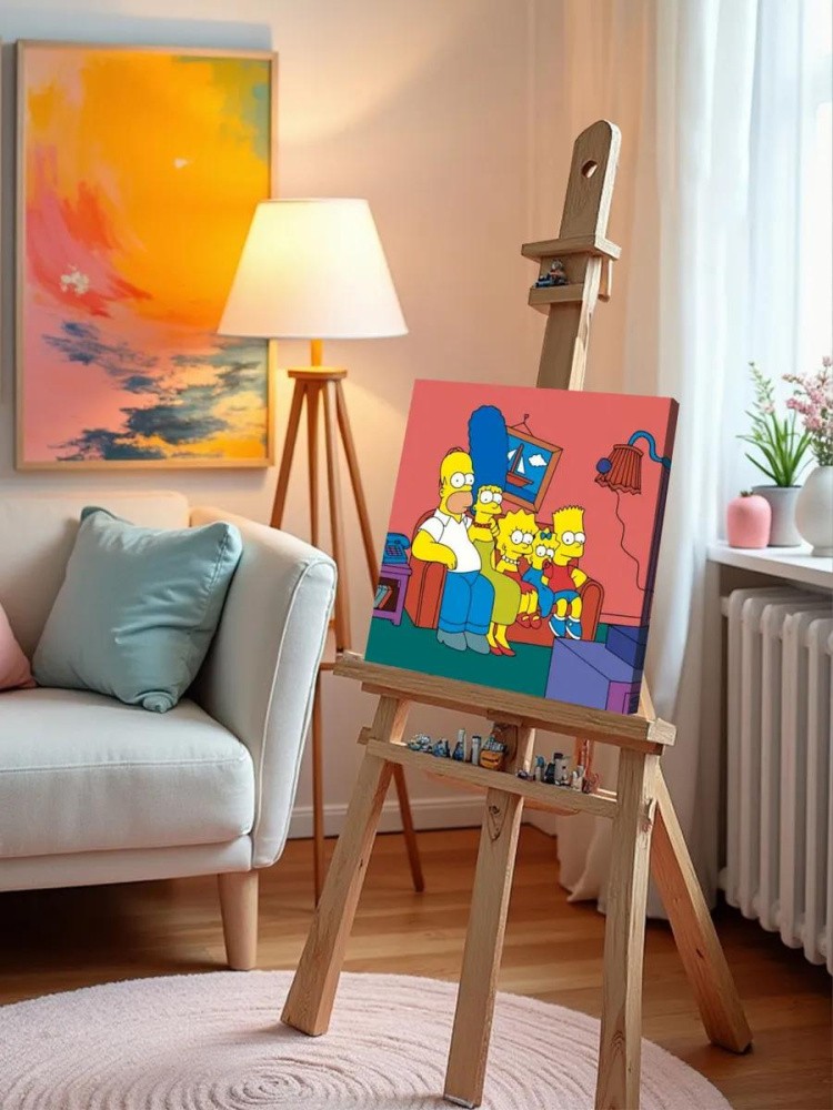 Картина по номерам «Симпсоны» — картинка 10