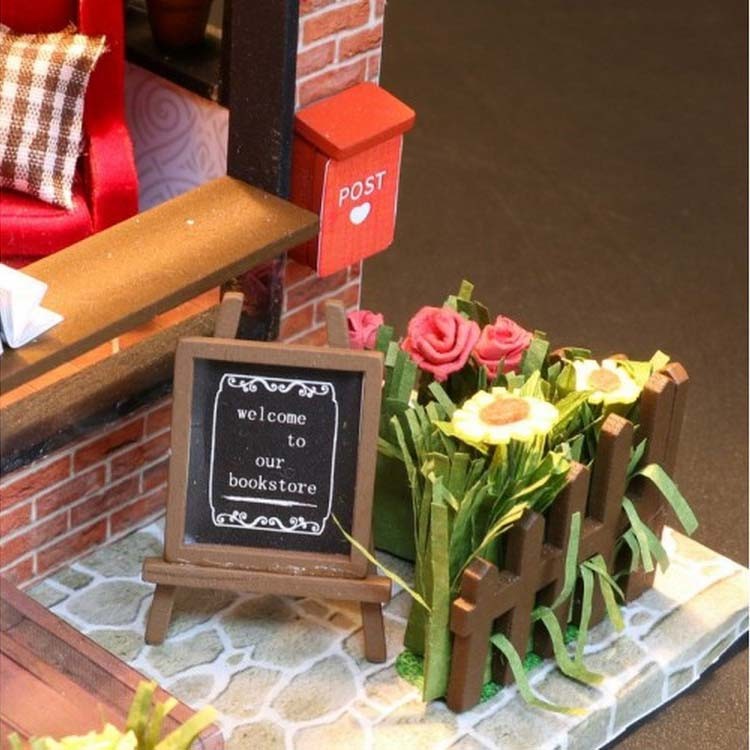 Набор для создания миниатюры (румбокс) «Книжный магазинчик» — картинка 6