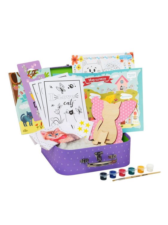 Чемоданчик с развлечениями «Я люблю котиков» — картинка 3