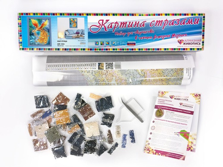 Алмазная вышивка «Жар-птица» — картинка 3