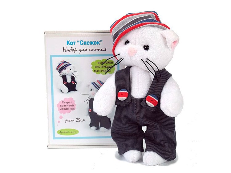 Набор для шитья «Снежок в штанишках и шапке» — картинка 3