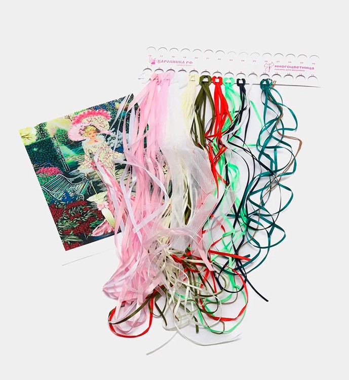 Набор для вышивания «Дама в саду» — картинка 4