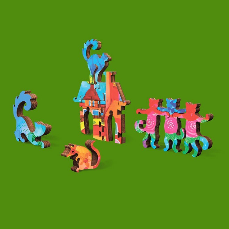 Деревянные пазлы DAVICI «День дружбы» — картинка 4