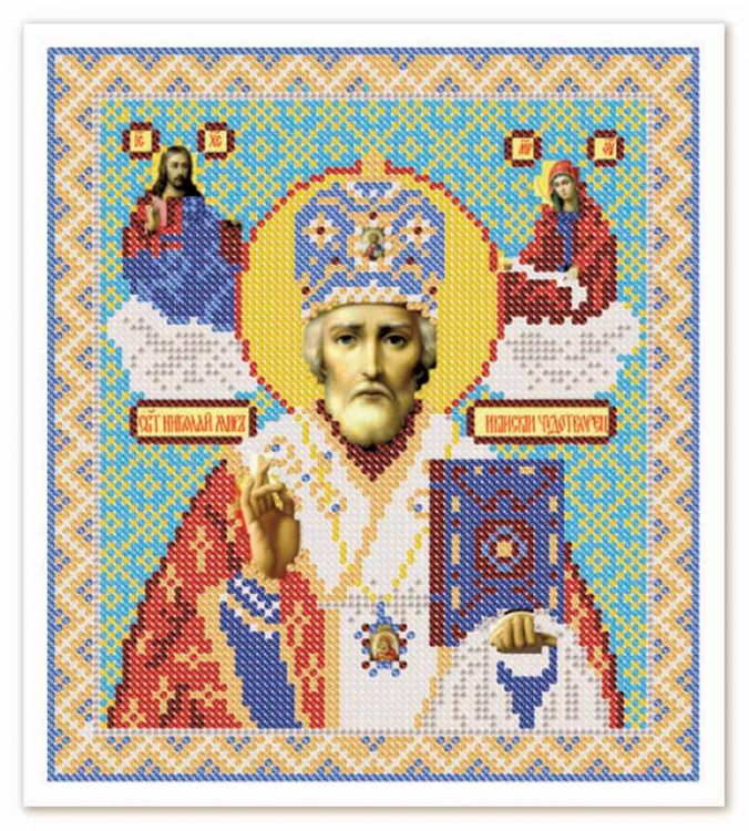 Рисунок на ткани «Святой Николай Чудотворец»