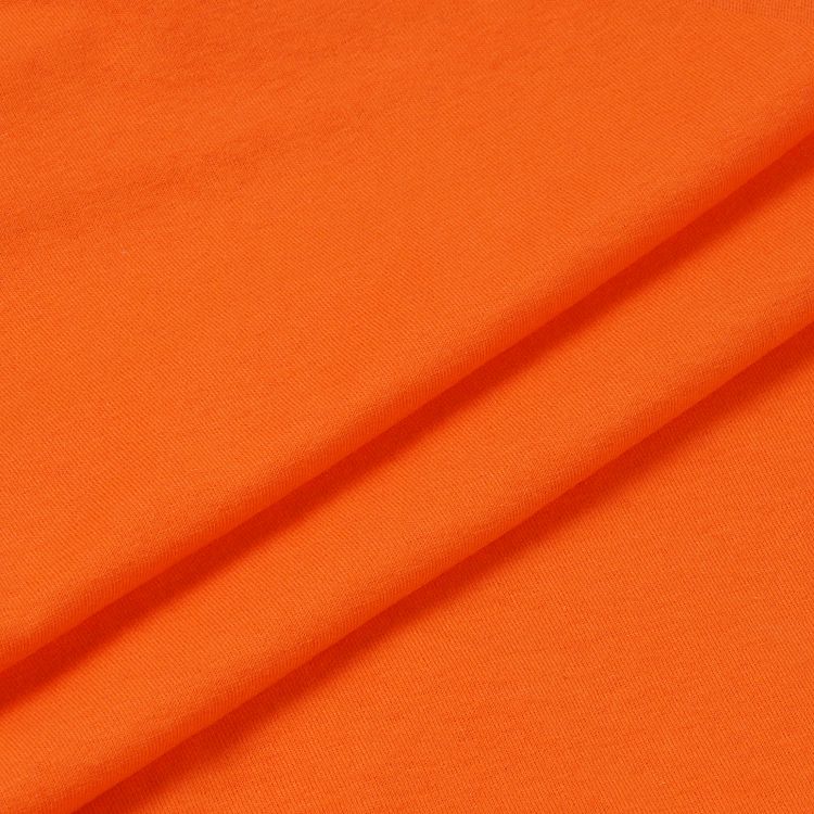 Ткань трикотаж Кулирка хлопок, 6 м, ширина 100+100 см, 145 г/м2, цвет: оранжевый, TBY — картинка 3