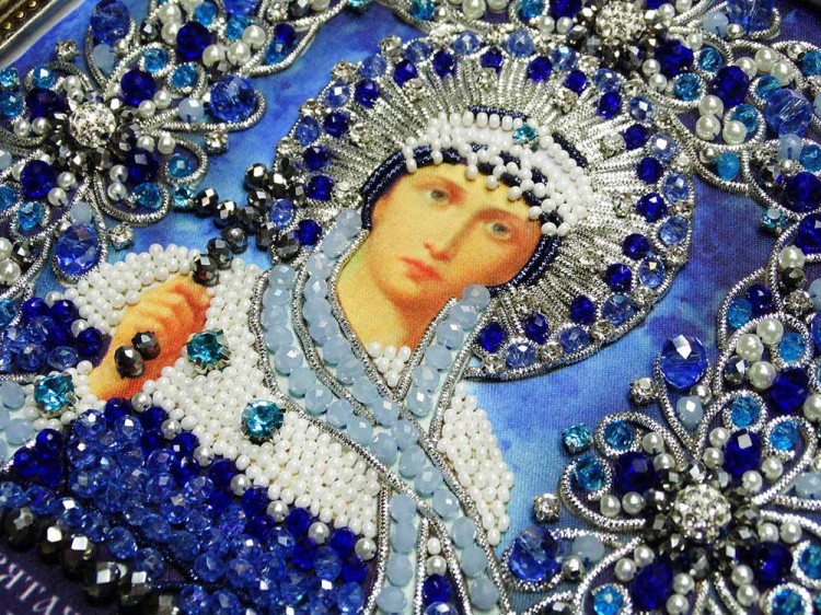 Набор для вышивания хрустальными камнями «Святая Александра» — картинка 9