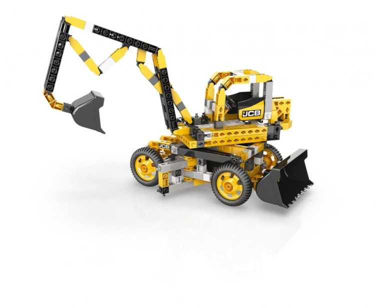 Конструктор Engino JCB Набор из 3 моделей. Подъемный кран с мотором
 — картинка 2