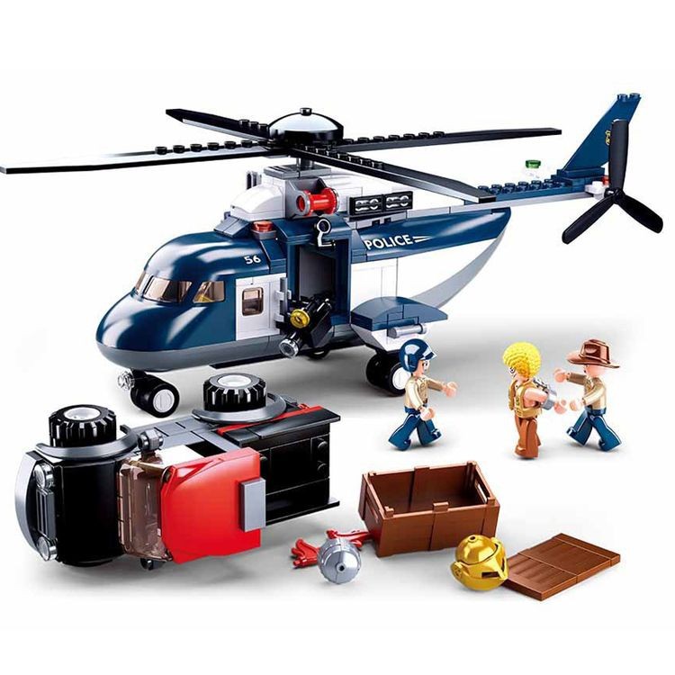 Конструктор «Полиция. Погоня на вертолете», 285 деталей — картинка 2