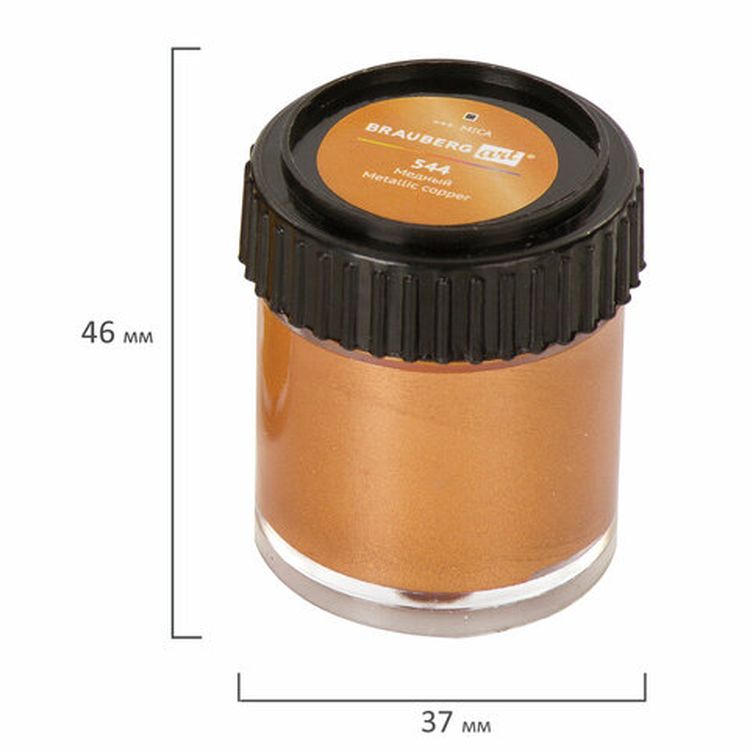 Краски акриловые художественные BRAUBERG ART CLASSIC, набор 3 шт, металлик, в банках 22 мл — картинка 4