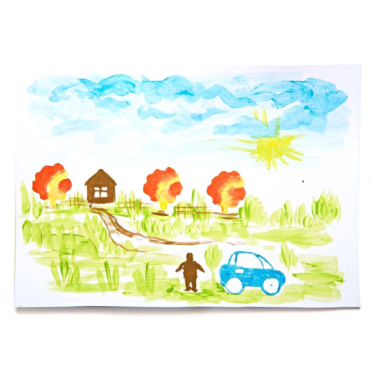 Развивающие пальчиковые краски «Рисуем с мамой. Мой дом» — картинка 4