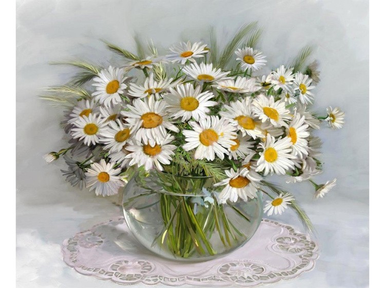 Картина по номерам «Ромашки» — картинка 2