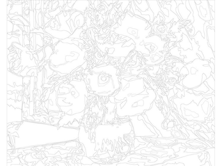 Картина по номерам «Маковый букет в вазе» — картинка 3