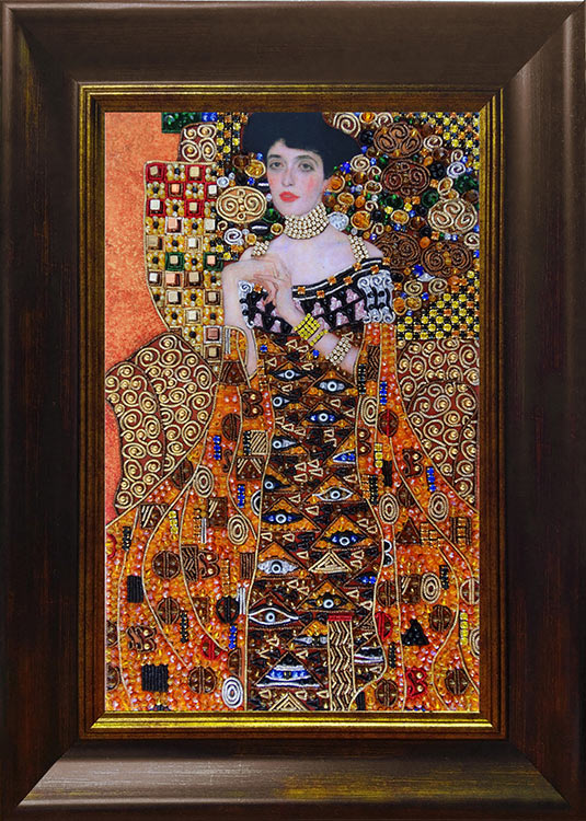 Набор для вышивания хрустальными камнями «Адель Блох-Бауэр» Густава Климта — картинка 2