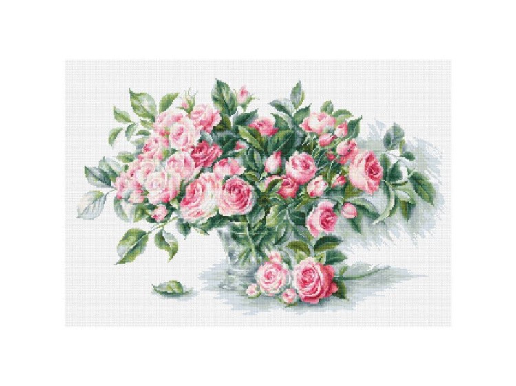 Набор для вышивания «Букет розовых роз»