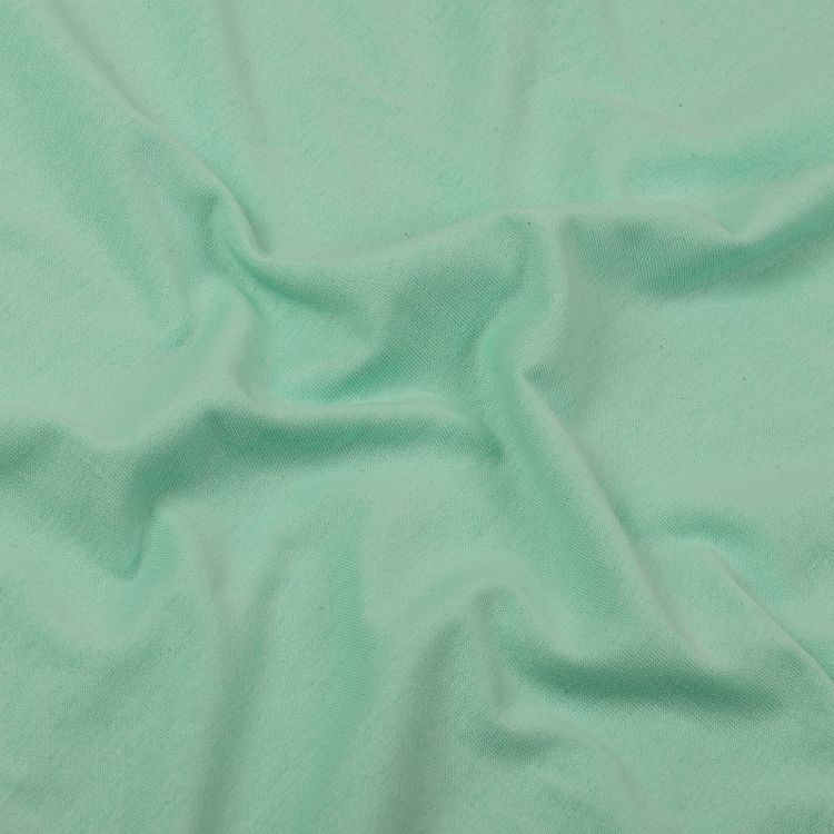 Ткань трикотаж Кулирка, 10 м x 200 см, 145 г/м², цвет: мята, TBY — картинка 3