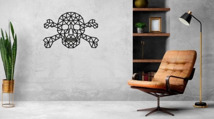 Деревянный интерьерный пазл «Веселый Роджер», Eco Wood Art — картинка 3