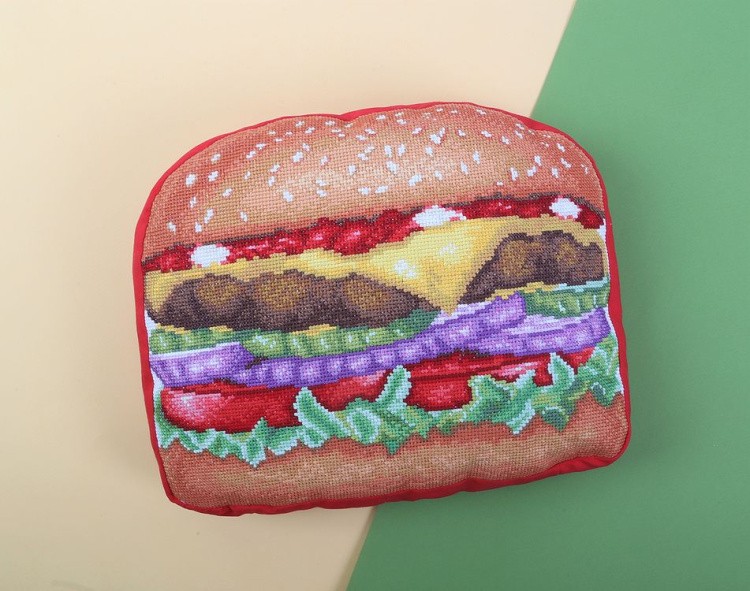 Набор для вышивания «Подушка. Бургер» — картинка 3