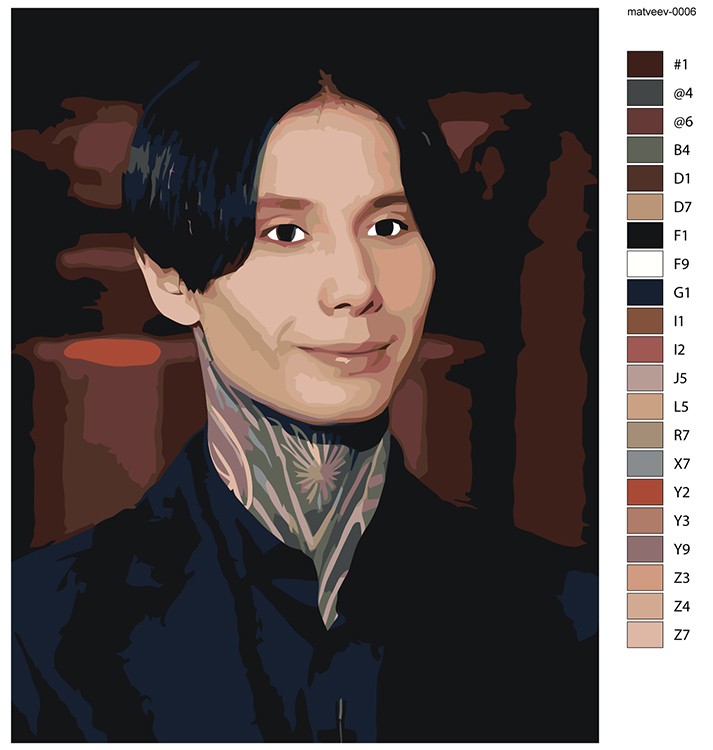 Картина по номерам «Битва экстрасенсов: Дима Матвеев 5» — картинка 2