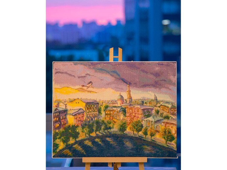 Набор для вышивания «Над Патриаршими прудами» — картинка 3