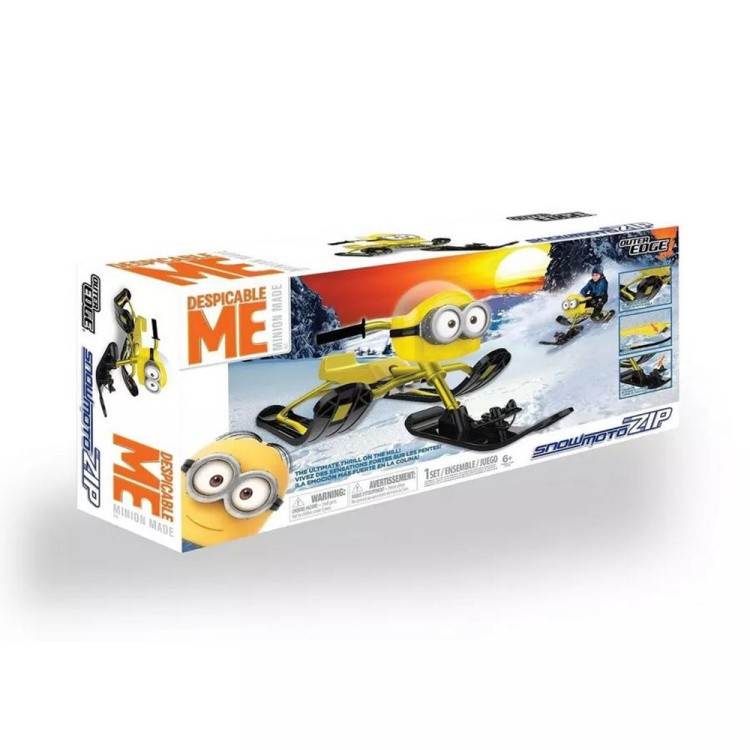 Снегокат детский Миньон жёлтый — картинка 16