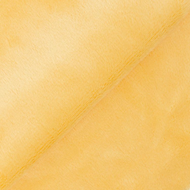 Плюш PEV, 48x48 см, 273 г/м2, 100% полиэстер, цвет: 23 горчичный/mustard, Peppy