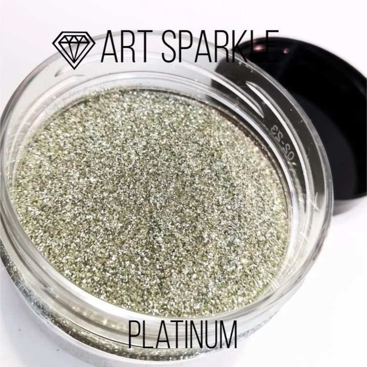 Глиттер мелкий Platinum, 50 г, Craftsmen.store — картинка 2