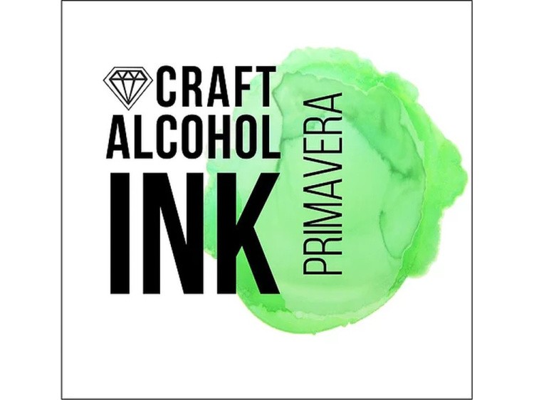 Алкогольные чернила салатовые (Primavera) 20 мл, Craft Alcohol INK — картинка 2